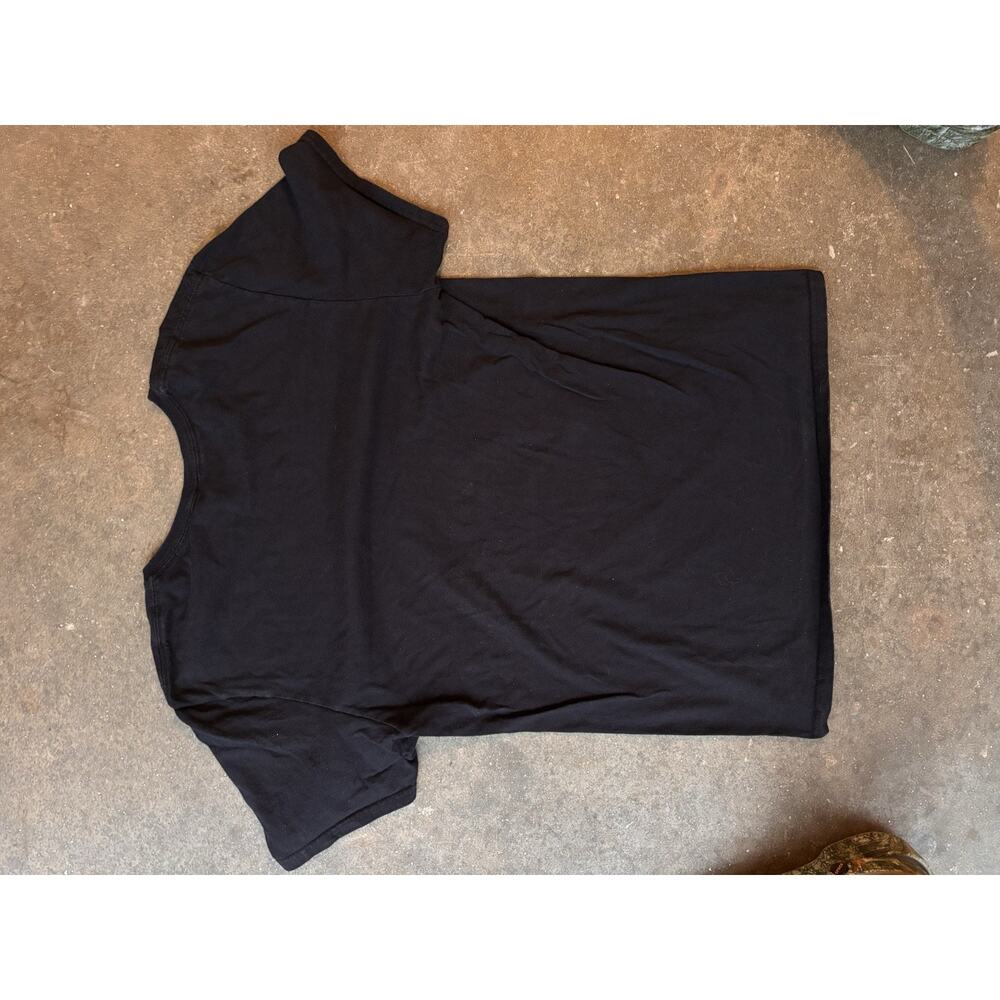 Aaliyah Crewneck T-Shirt Women’s Medium Black Purple Airbrush Y2K Artwork hiphop - Picture 6 of 6